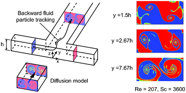 Graphical abstract: An approach for accurate simulation of liquid mixing in a T-shaped micromixer