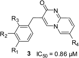 Graphical abstract: Synthesis, cytotoxicity and hDHFR inhibition studies of 2H-pyrido[1,2-a]pyrimidin-2-ones