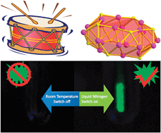 Graphical abstract: A temperature-sensitive luminescent Ag20 nanocluster templated by carbonate in situ generated from atmospheric CO2 fixation