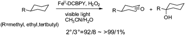 Graphical abstract: Selective activation of secondary C–H bonds by an iron catalyst: insights into possibilities created by the use of a carboxyl-containing bipyridine ligand