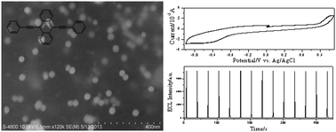 Graphical abstract: Organic nanoparticle of 9,10-bis(phenylethynyl)anthracene: a novel electrochemiluminescence emitter for sensory detection of amines