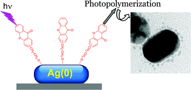 Graphical abstract: Thioxanthone functionalized silver nanorods as smart photoinitiating assemblies to generate photopolymer/metal nano-objects