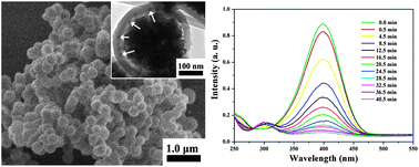 Graphical abstract: Preparation of yolk–shell FexOy/Pd@mesoporous SiO2 composites with high stability and their application in catalytic reduction of 4-nitrophenol