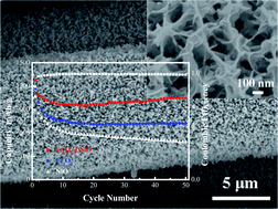 Graphical abstract: A three-dimensional hierarchical Fe2O3@NiO core/shell nanorod array on carbon cloth: a new class of anode for high-performance lithium-ion batteries