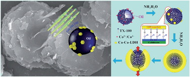 Graphical abstract: An oil droplet template method for the synthesis of hierarchical structured Co3O4/C anodes for Li-ion batteries