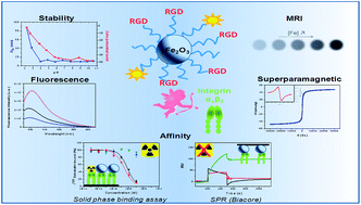 Graphical abstract: Optimized multimodal nanoplatforms for targeting αvβ3 integrins