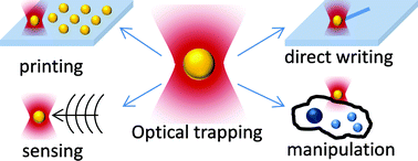 Graphical abstract: Optical trapping and manipulation of plasmonic nanoparticles: fundamentals, applications, and perspectives