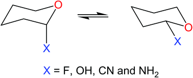 Graphical abstract: The anomeric effect on the basis of natural bond orbital analysis