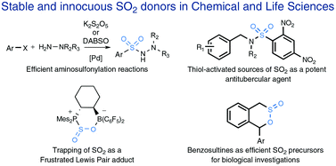 Graphical abstract: Taming sulfur dioxide: a breakthrough for its wide utilization in chemistry and biology