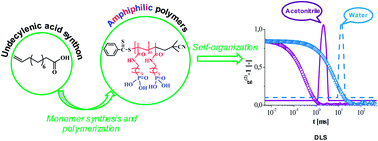 Graphical abstract: Synthesis of fatty phosphonic acid based polymethacrylamide by RAFT polymerization and self-assembly in solution