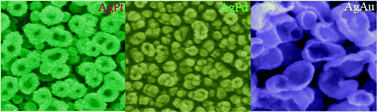 Graphical abstract: Bimetallic AgM (M = Pt, Pd, Au) nanostructures: synthesis and applications for surface-enhanced Raman scattering