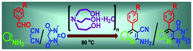 Graphical abstract: Facile synthesis of pyridopyrimidine and coumarin fused pyridine libraries over a Lewis base-surfactant-combined catalyst TEOA in aqueous medium