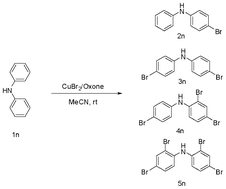 Graphical abstract: A facile, regioselective and controllable bromination of aromatic amines using a CuBr2/Oxone® system