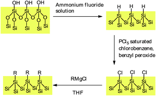 Graphical abstract: Kelvin probe studies of alkyl monolayers on silicon (111) for surface passivation