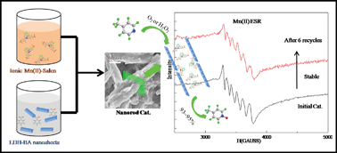 Graphical abstract: The direct assembly of Mg–Al LDH nanosheets and Mn(ii)–salen complex into sandwich-structured materials and their enhanced catalytic properties
