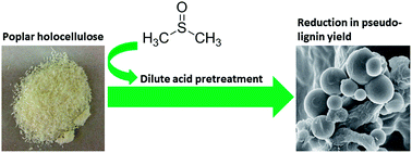 Graphical abstract: Suppression of pseudo-lignin formation under dilute acid pretreatment conditions