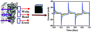 Graphical abstract: Electrochemical biomemory devices based on self-assembled graphene–Shewanella oneidensis composite biofilms