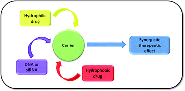 Graphical abstract: Materials innovation for co-delivery of diverse therapeutic cargos