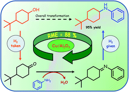 Graphical abstract: N-Alkylation of amines through hydrogen borrowing over a heterogeneous Cu catalyst