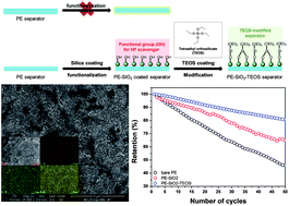 Graphical abstract: A facile method for construction of a functionalized multi-layered separator to enhance cycle performance of lithium manganese oxide