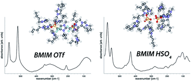 Graphical abstract: Anion pairs in room temperature ionic liquids predicted by molecular dynamics simulation, verified by spectroscopic characterization