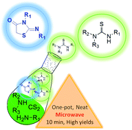 Graphical abstract: A highly efficient one-pot method for the synthesis of thioureas and 2-imino-4-thiazolidinones under microwave conditions