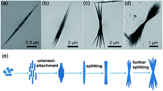 Graphical abstract: Template-free synthesis of α-GaOOH hyperbranched nanoarchitectures via crystal splitting and their optical properties