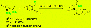 Graphical abstract: Copper(ii)-catalyzed cascade approach for the synthesis of pyrrolo[2,1-f][1,2,4]triazine-fused isoquinolines