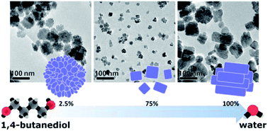 Graphical abstract: Mixed-solvent strategy for solvothermal synthesis of well-dispersed YBO3:Ce3+,Tb3+ nanocrystals