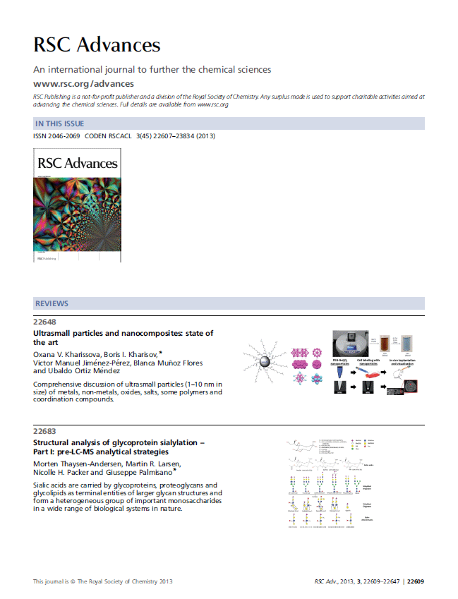 Contents list RSC Advances (RSC Publishing)