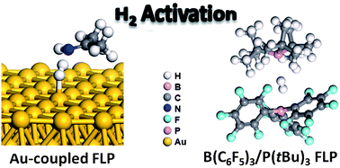 Graphical abstract: Gold catalyzed hydrogenations of small imines and nitriles: enhanced reactivity of Au surface toward H2via collaboration with a Lewis base