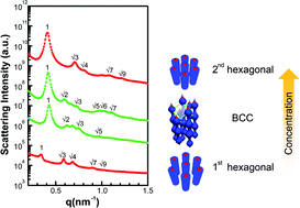 Graphical abstract: Single-walled carbon nanotube induced re-entrant hexagonal phases in a Pluronic block copolymer system