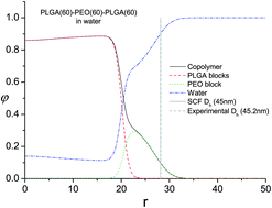 Graphical abstract: Self-consistent field predictions for quenched spherical biocompatible triblock copolymer micelles