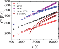 Graphical abstract: Thermally activated asymmetric structural recovery in a soft glassy nano-clay suspension