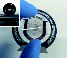 Graphical abstract: A route towards superhydrophobic graphene surfaces: surface-treated reduced graphene oxide spheres