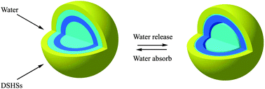 Graphical abstract: Enhanced water retention and stable dynamic water behavior of sulfonated poly(ether ether ketone) membranes under low humidity by incorporating humidity responsive double-shelled hollow spheres