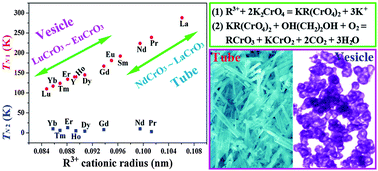Graphical abstract: General synthesis of rare-earth orthochromites with quasi-hollow nanostructures and their magnetic properties