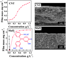 Graphical abstract: Surface modification of MnO2 and carbon nanotubes using organic dyes for nanotechnology of electrochemical supercapacitors