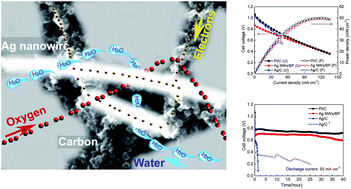 Graphical abstract: Carbon supported silver nanowires with enhanced catalytic activity and stability used as a cathode in a direct borohydride fuel cell