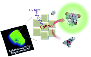 Graphical abstract: Efficient charge separation and photooxidation on cobalt phosphate-loaded TiO2 mesocrystal superstructures