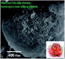 Graphical abstract: A simple ternary non-ionic templating system for preparation of complex hierarchically meso–mesoporous silicas with 3D-interconnected large mesopores
