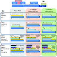 Graphical abstract: Charge sensing by organic charge-modulated field effect transistors: application to the detection of bio-related effects