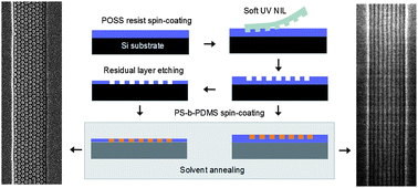 Graphical abstract: Fabrication of highly ordered sub-20 nm silicon nanopillars by block copolymer lithography combined with resist design