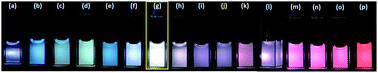 Graphical abstract: Multicolor tuning and white light emission from lanthanide doped YPVO4 nanorods: energy transfer studies