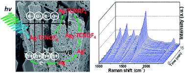 Graphical abstract: Plasmon-enhanced catalysis of photo-induced charge transfer from TCNQF4− to TCNQF42−