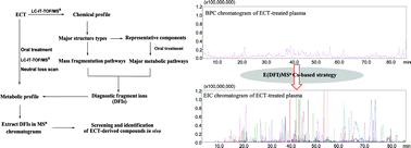 Graphical abstract: Characterization of the herb-derived components in rats following oral administration of Carthamus tinctorius extract by extracting diagnostic fragment ions (DFIs) in the MSn chromatograms