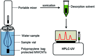 Graphical abstract: Portable micro-solid phase extraction for the determination of polycyclic aromatic hydrocarbons in water samples
