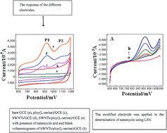 Graphical abstract: Sensitive determination of natamycin based on a new voltammetric sensor: a single-walled carbon nanotube composite poly(l-serine) film modified electrode