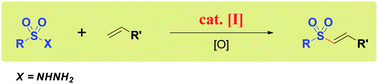 Graphical abstract: Revealing the metal-like behavior of iodine: an iodide-catalysed radical oxidative alkenylation