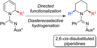 Graphical abstract: Directed functionalization of 1,2-dihydropyridines: stereoselective synthesis of 2,6-disubstituted piperidines